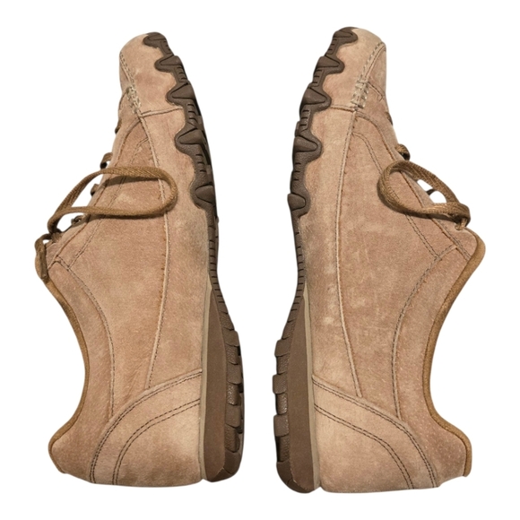 Skechers Bikers Tan Suede Walking Hiking Trail Lace Up Sneakers Size 10 - Picture 6 of 9